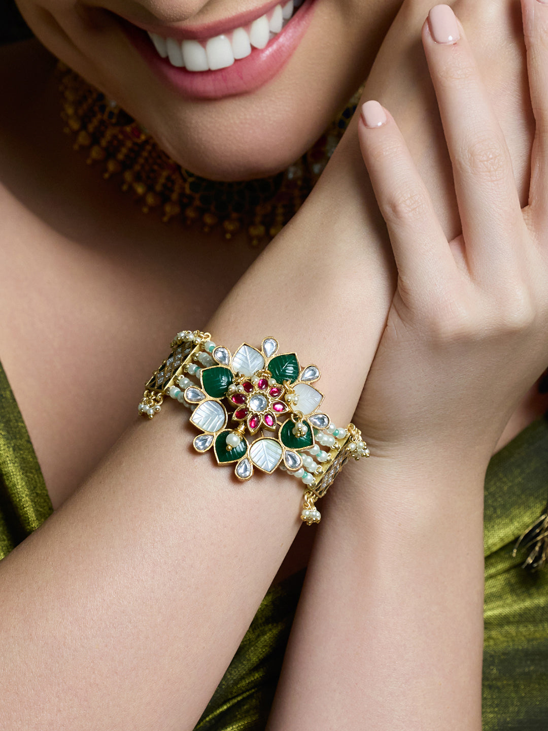 Mughal Bloom Bracelet