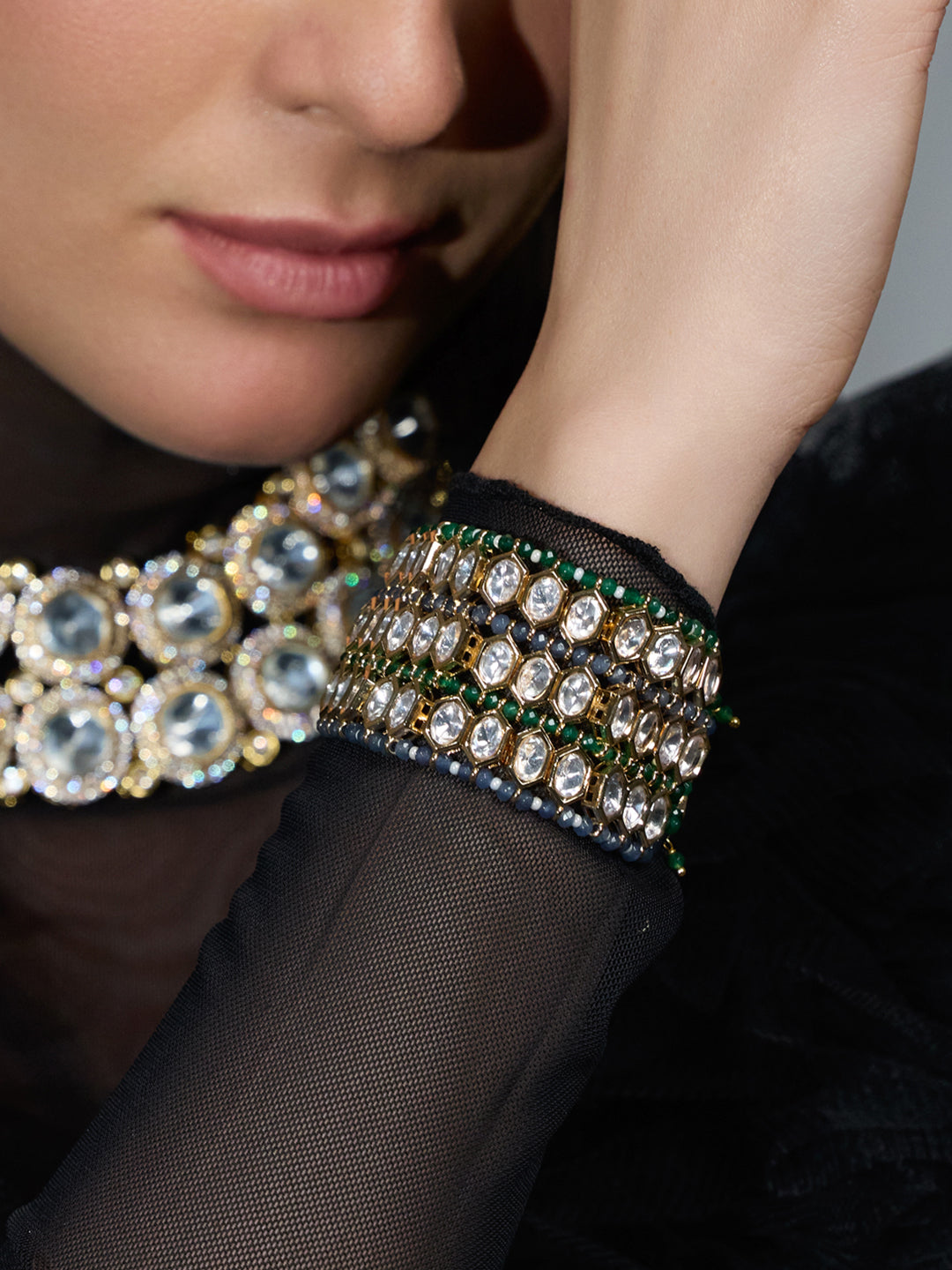 Crystal Cascade Bracelet