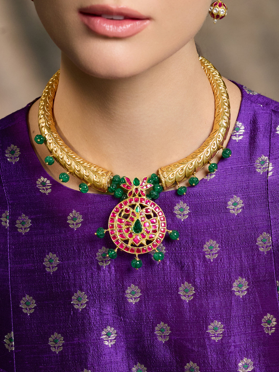 Auric Grace Royal Necklace & Set