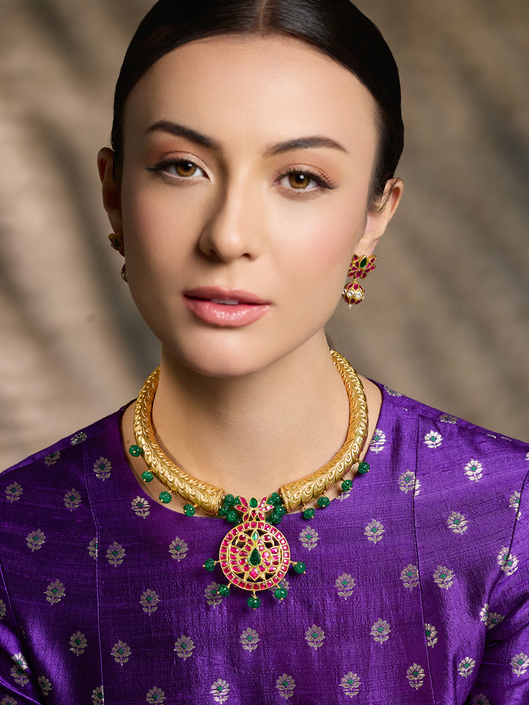 Auric Grace Royal Necklace & Set