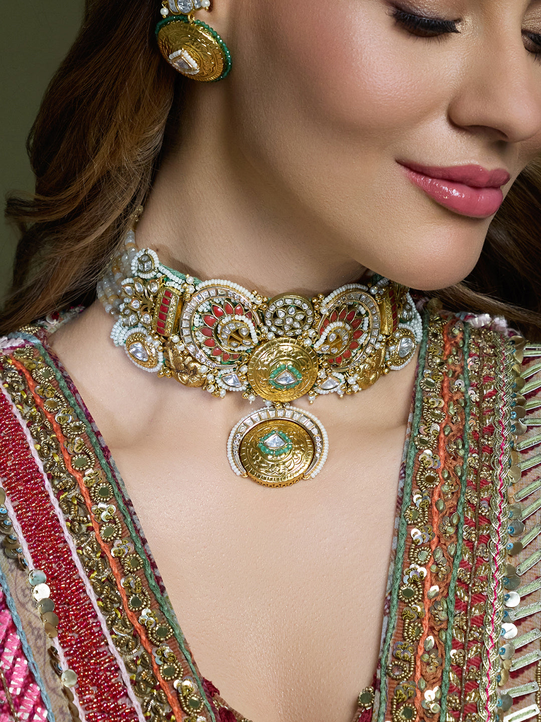 Antique Celestial Charm Necklace & Set