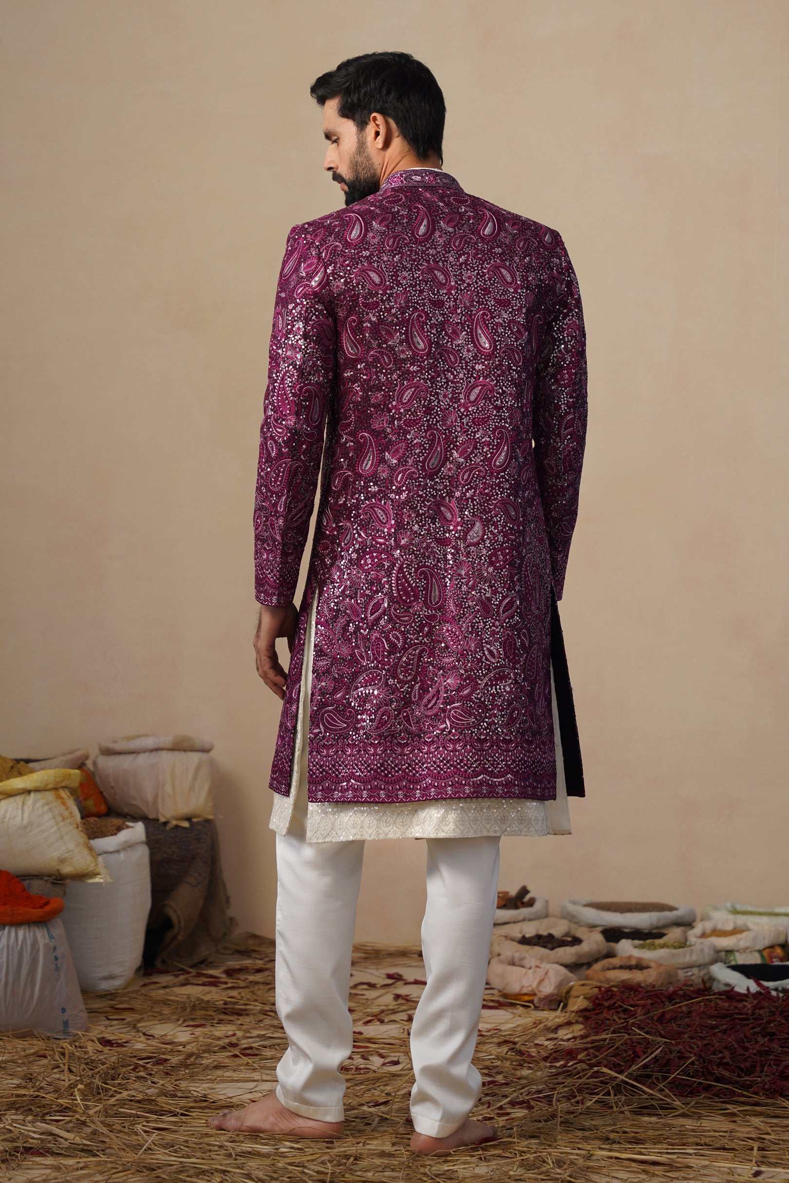 SITARA WINE INDOWESTERN SET