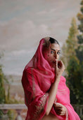 Load image into Gallery viewer, Pink chanderi lehenga set
