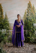 Load image into Gallery viewer, Purple Kurta Sharara Set
