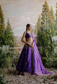 Load image into Gallery viewer, Purple Lehenga set
