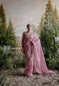 Load image into Gallery viewer, lilac Saree Set
