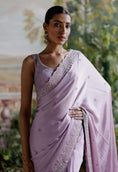Load image into Gallery viewer, Lavender Saree Set
