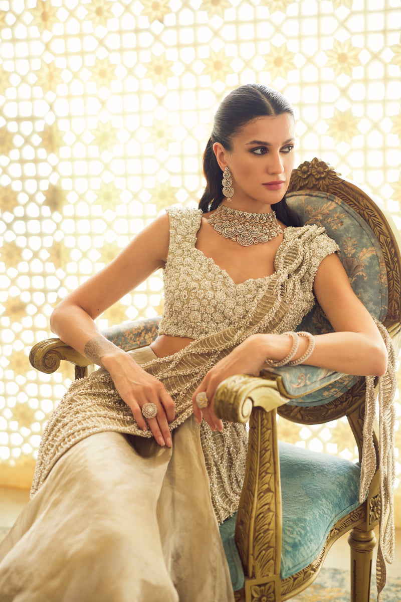 KAROLINA DRAPE SAREE