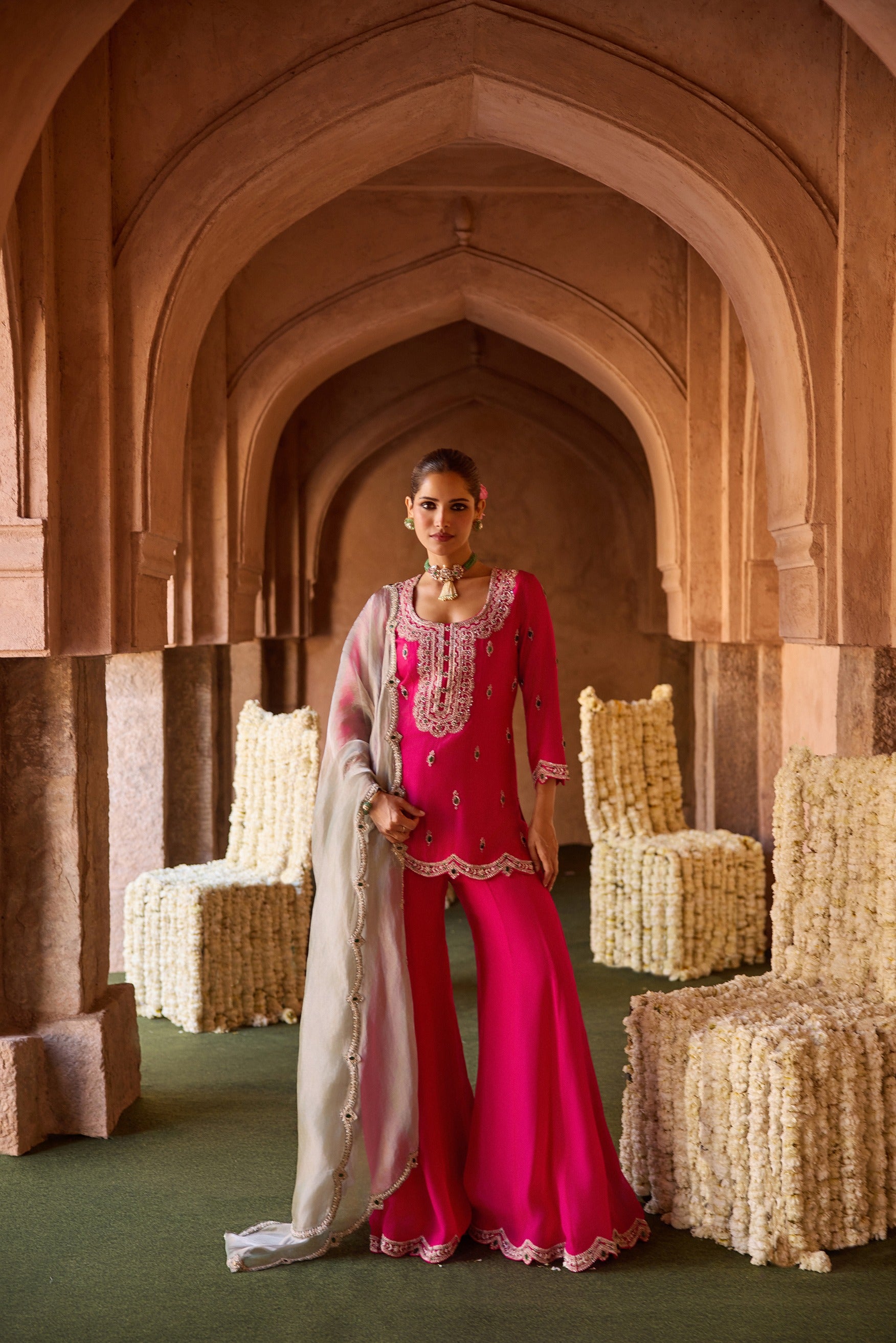 TERINA SHARARA KURTA