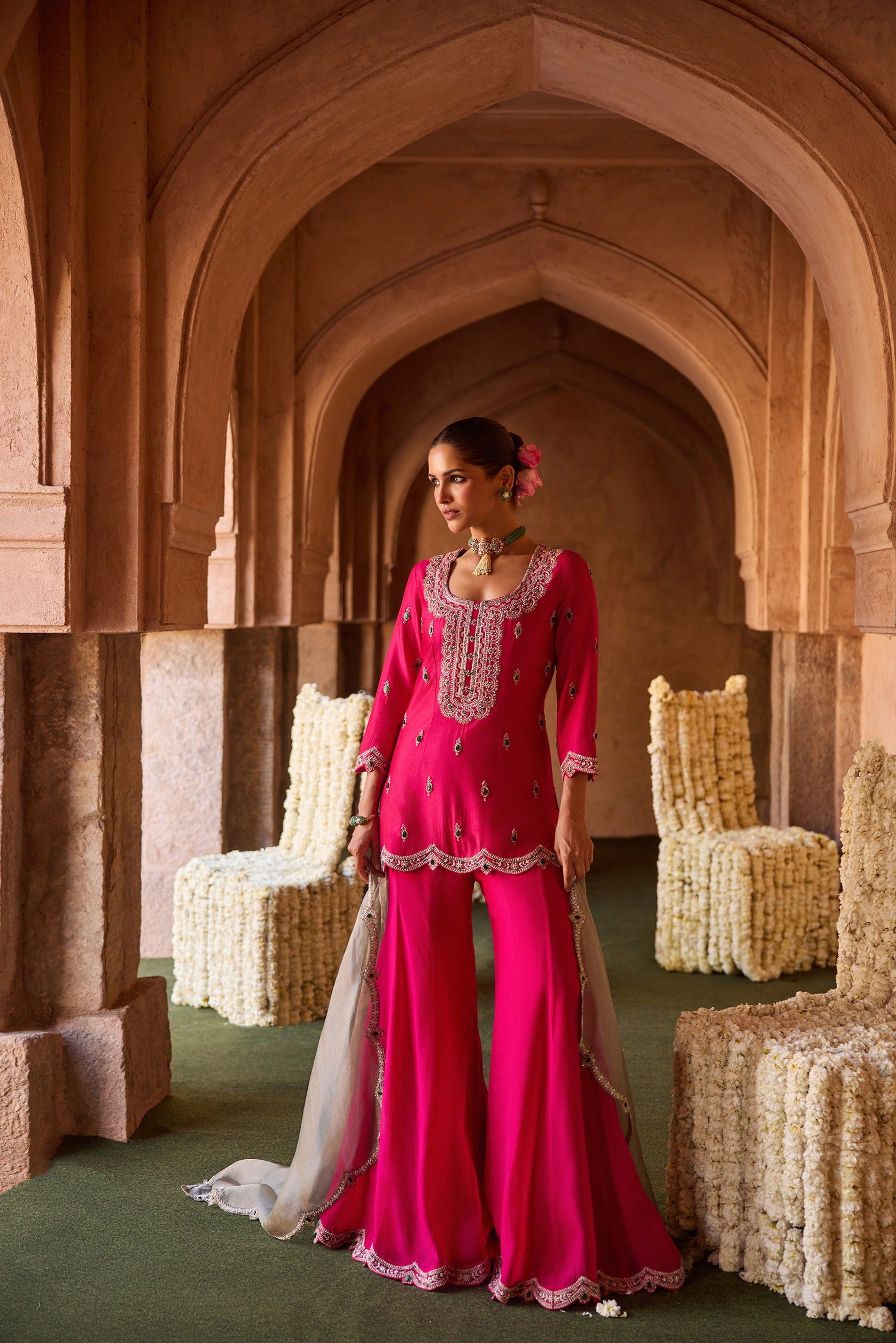 TERINA SHARARA KURTA