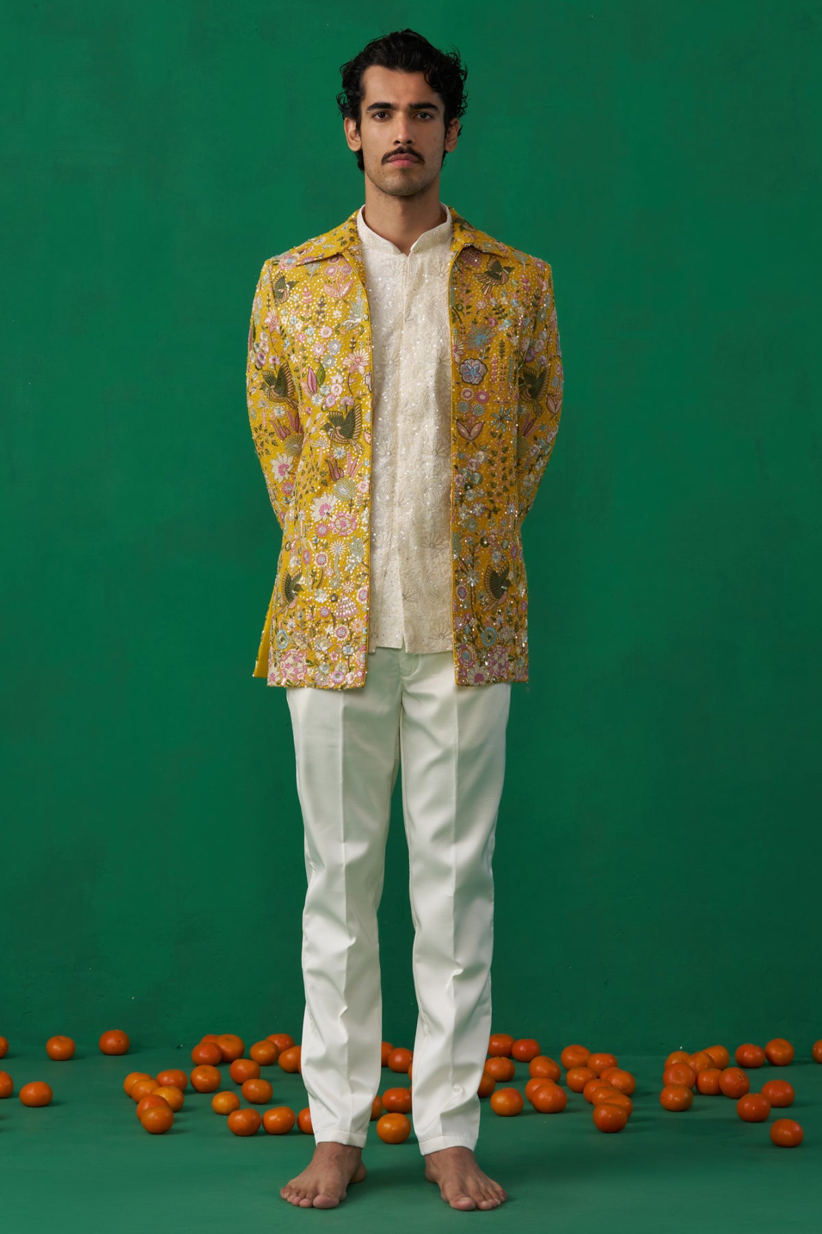 POOLPANKH HALDI JODHPURI SET