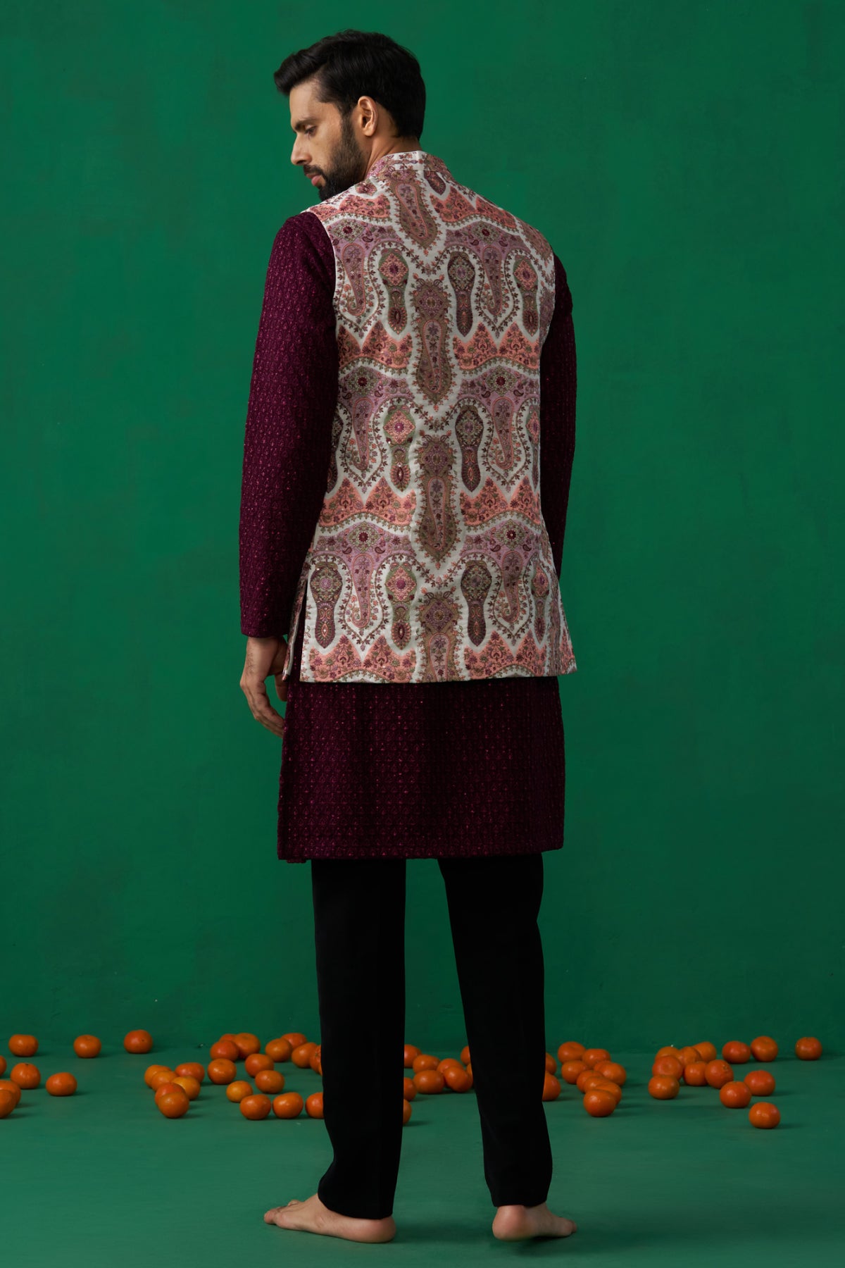 KASHMIRI MULTI KURTA JACKET SET