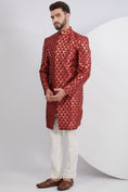 Load image into Gallery viewer, Royal Cut Reddish Maroon Indowestern
