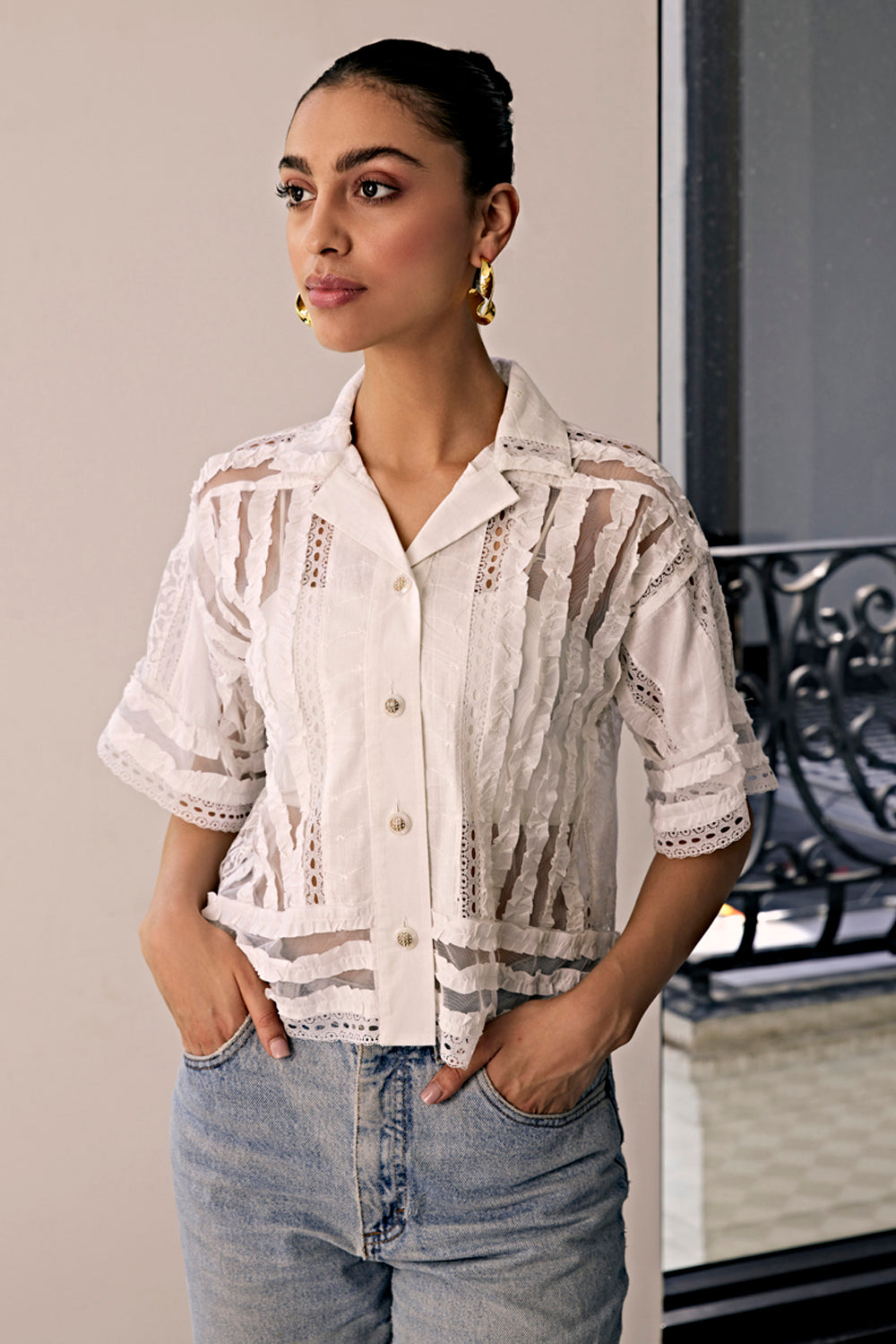 LACE SHIRT