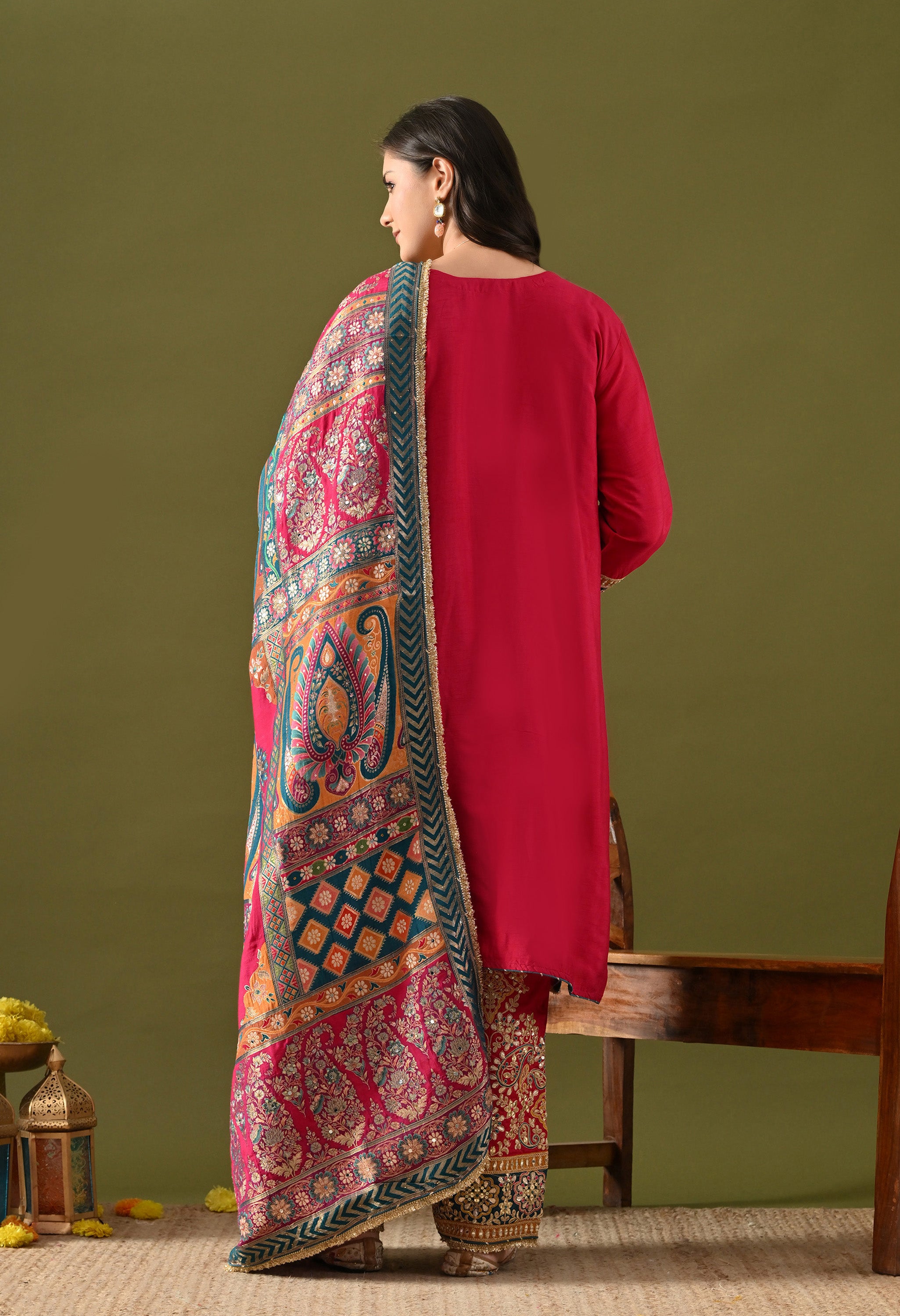 Pink Kurta Set