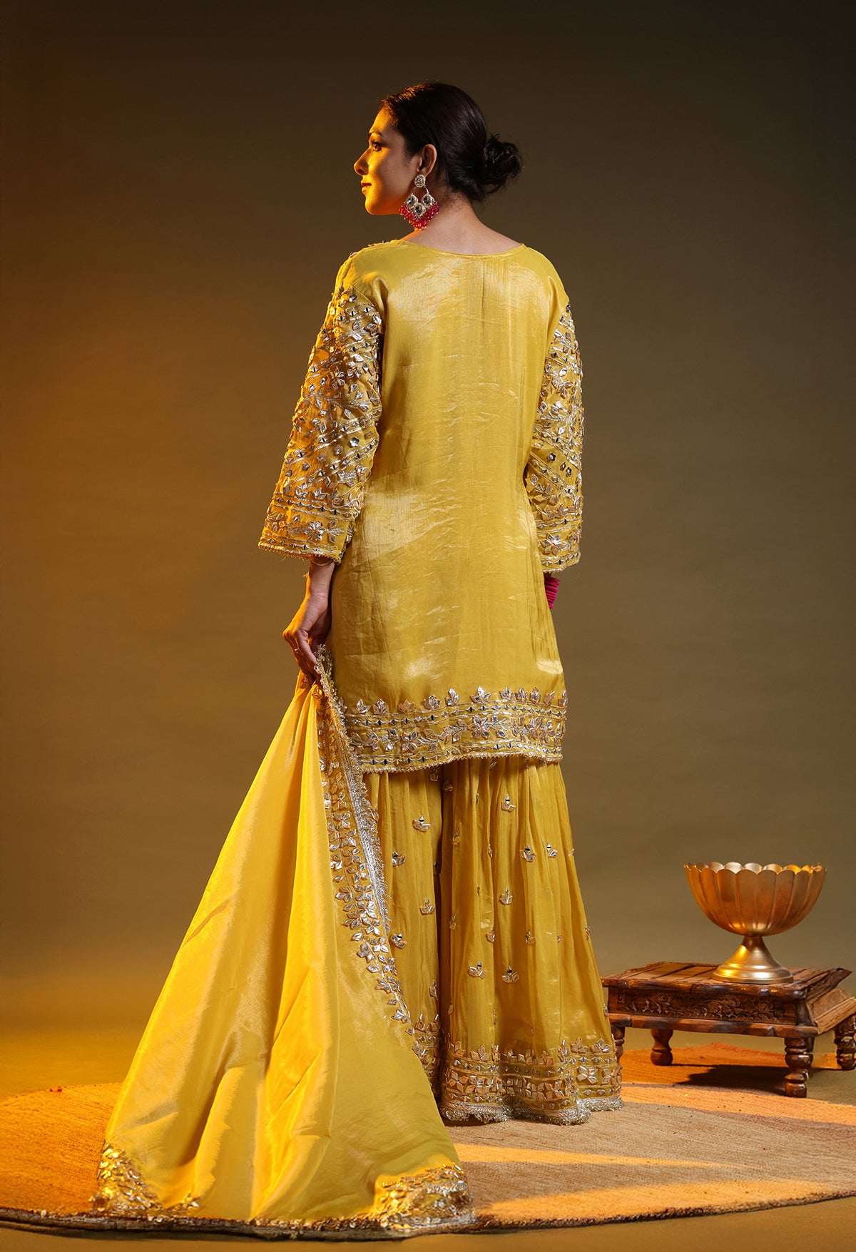 Yellow Gharara Set
