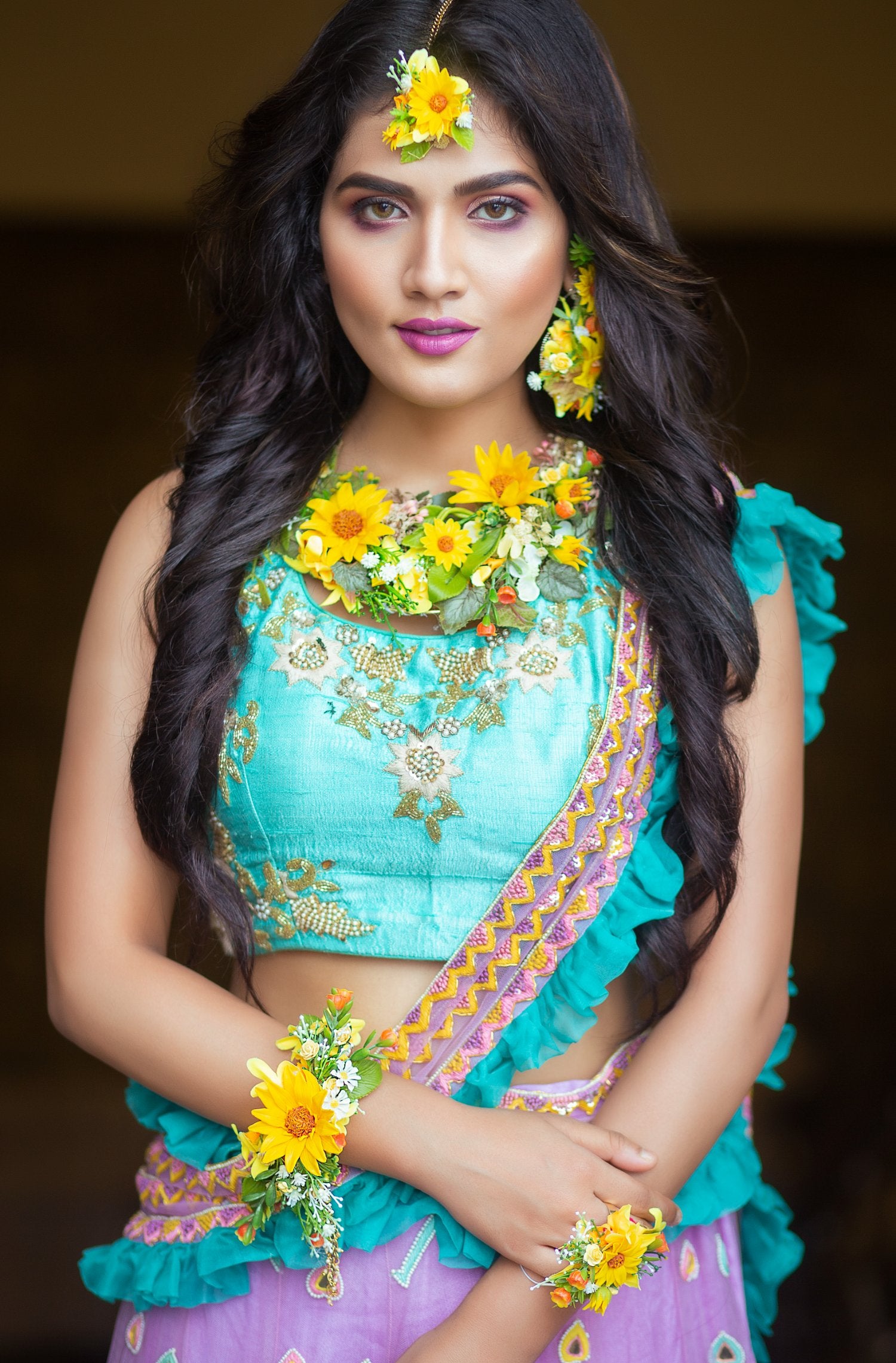 Sunflower Inspired Bracklet Set