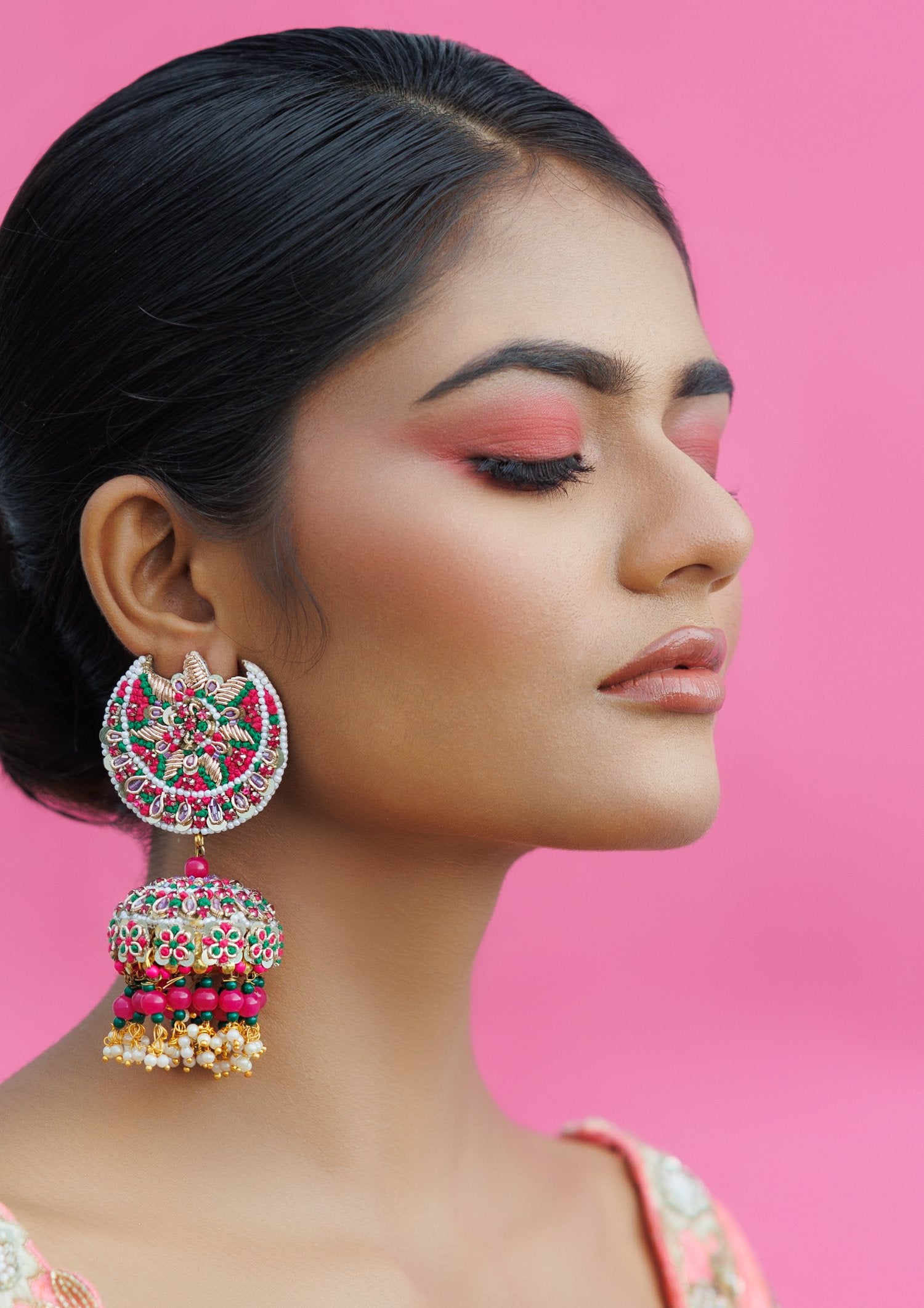 Noor A Multicolour Moon Shaped Celestial Charm Chandbaalis