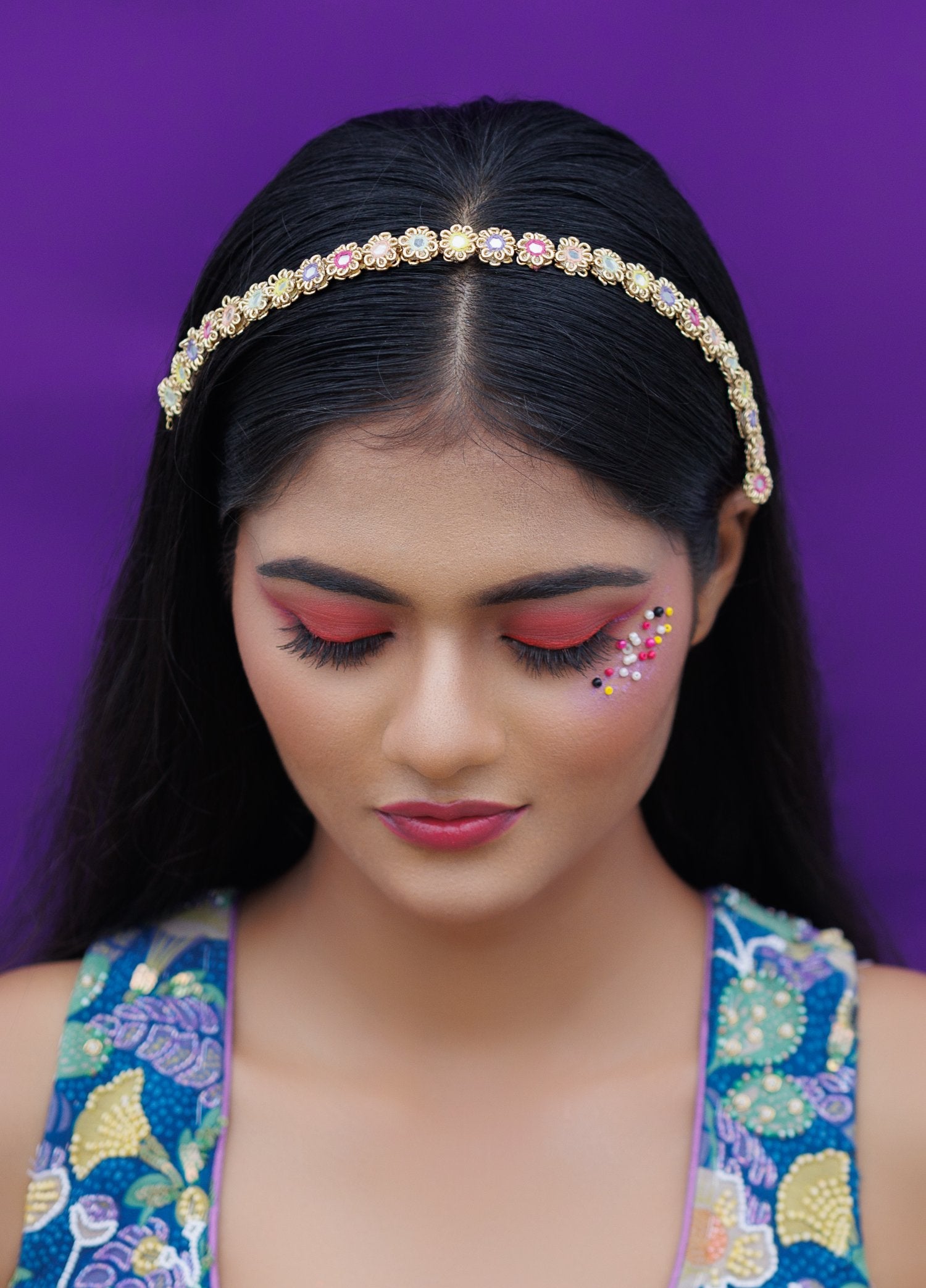 Embroidery Rongtara Sheespatti