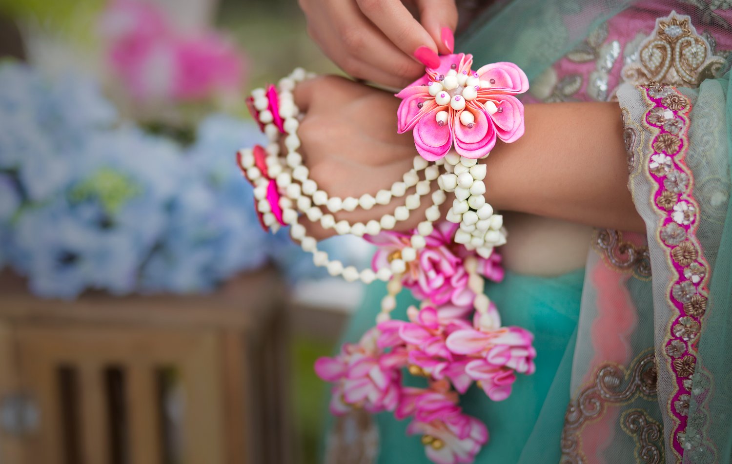 Haath Phool With Kaliras (Pair)