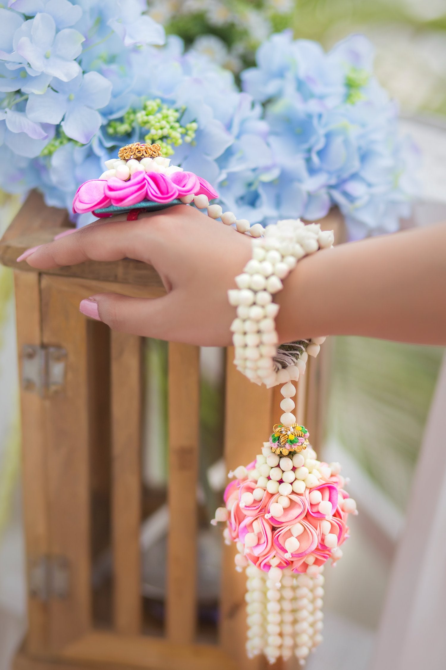 Floral Haath Phool With Kaliras