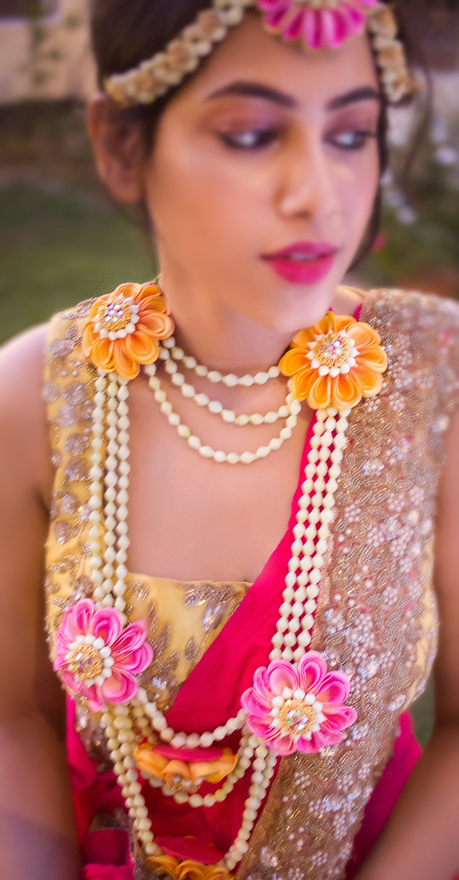 Choker And Long Necklace