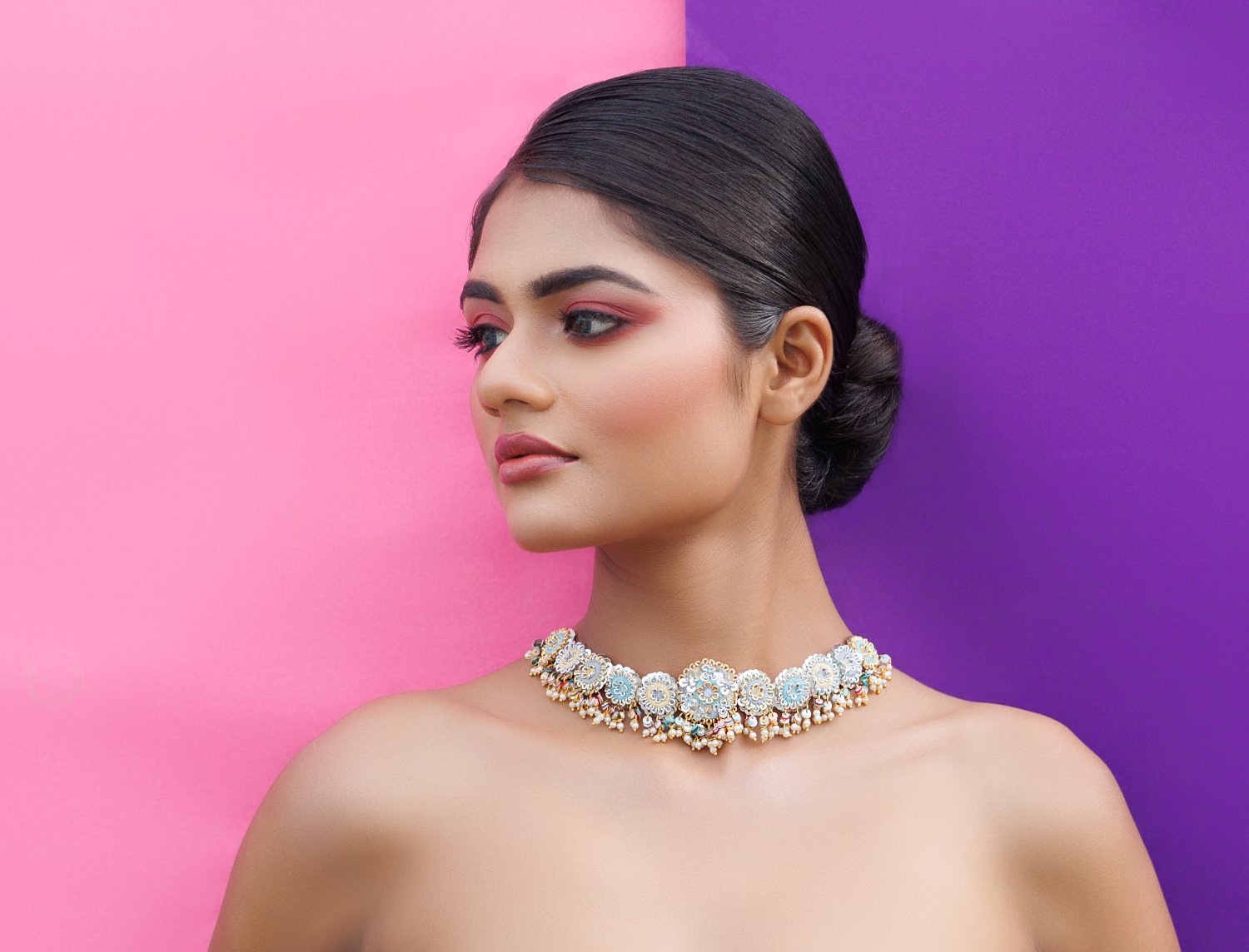 Floral Shapla Necklace