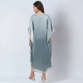 Load image into Gallery viewer, Blue Crystal Embroidered Round Kaftan
