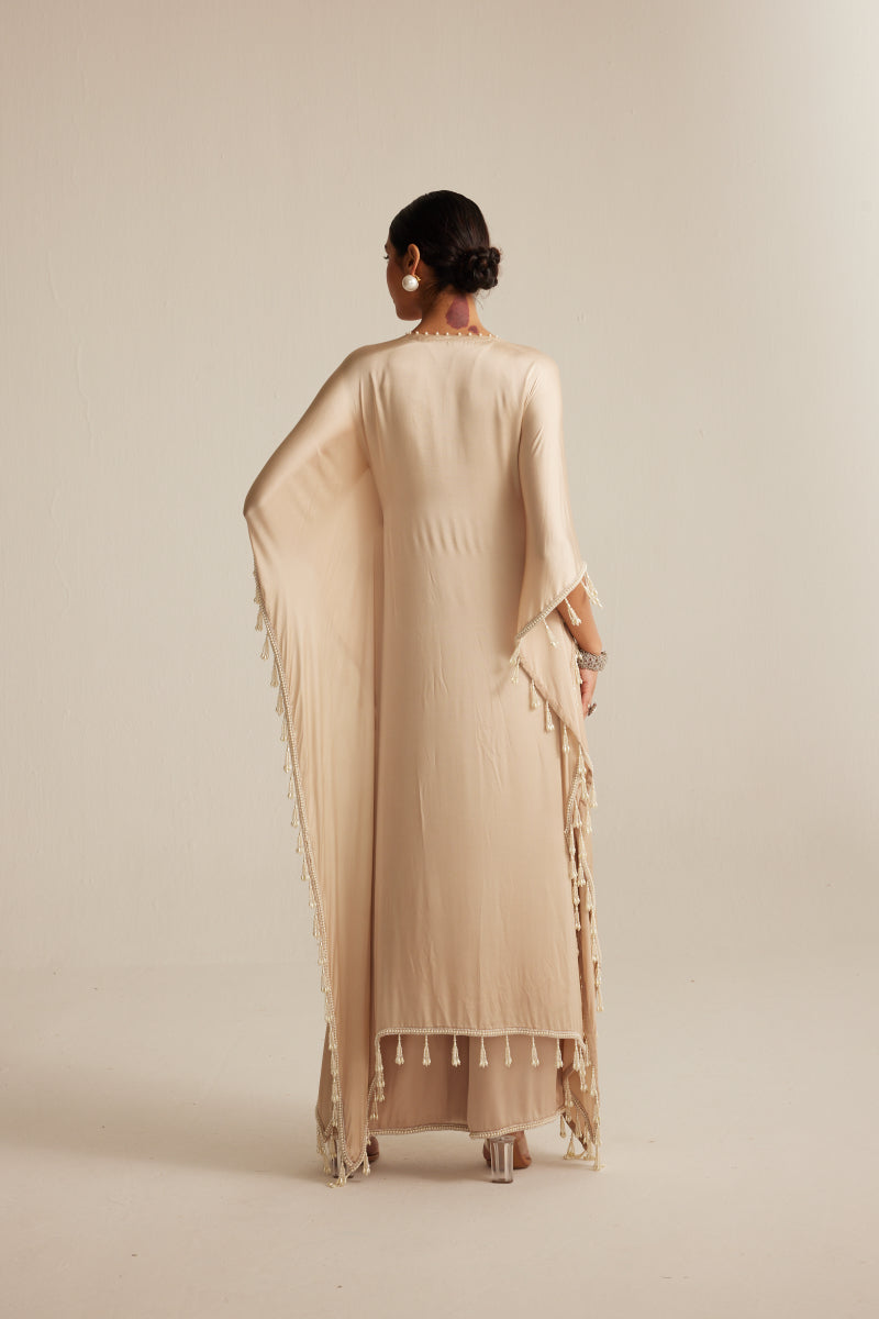 Light Beige Kaftaan Set