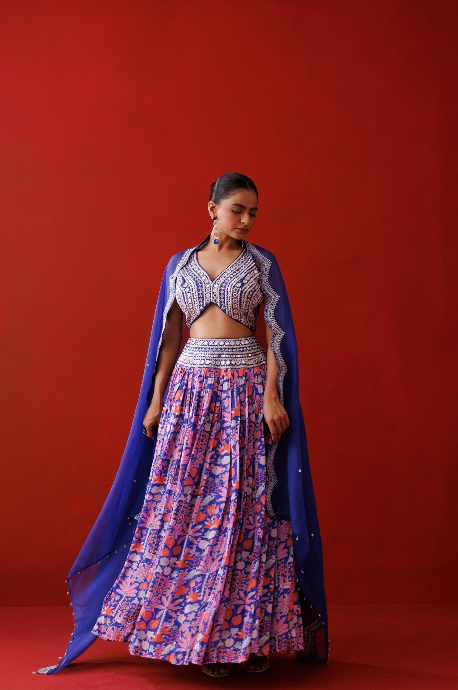 Saphire Serene Lehenga Set