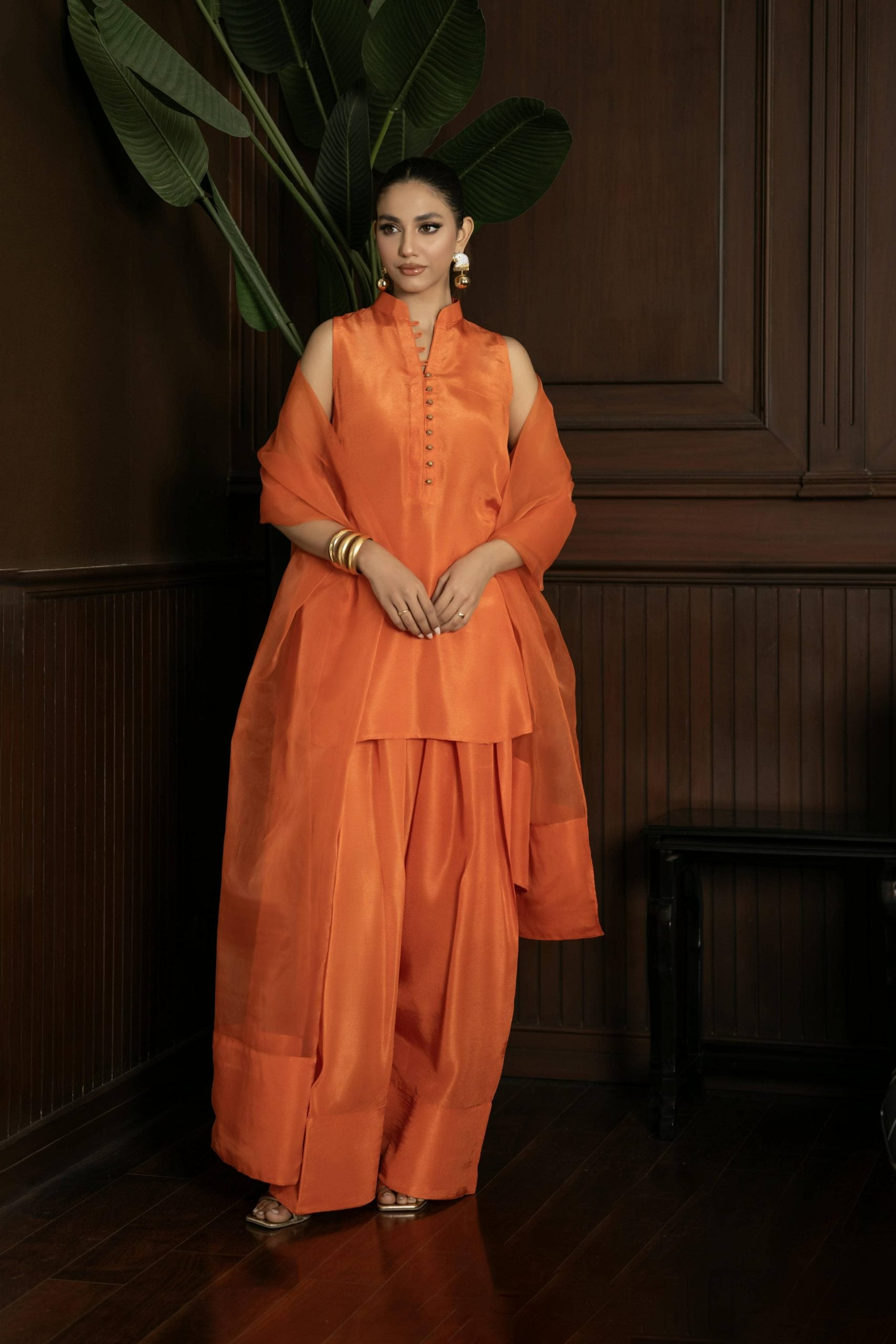 Candy solid Farshi Salwar Set