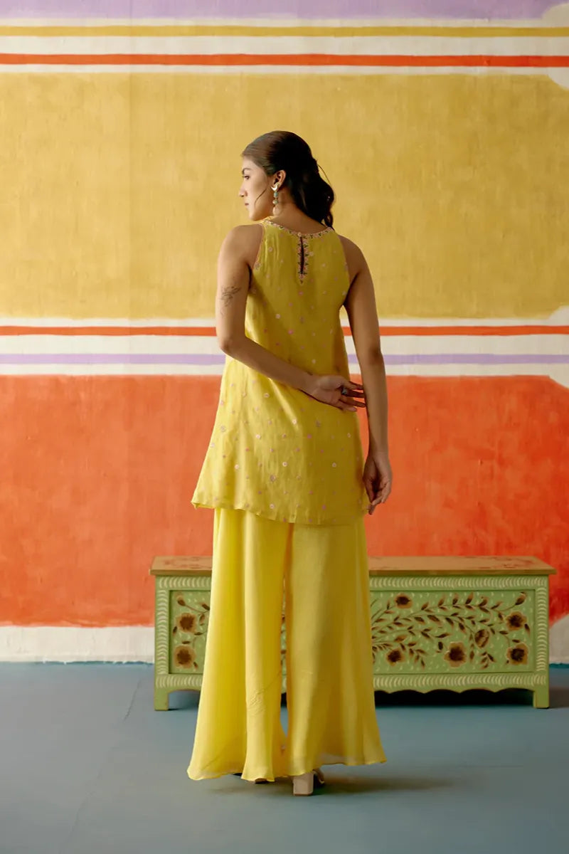 Kesari Sharara Set