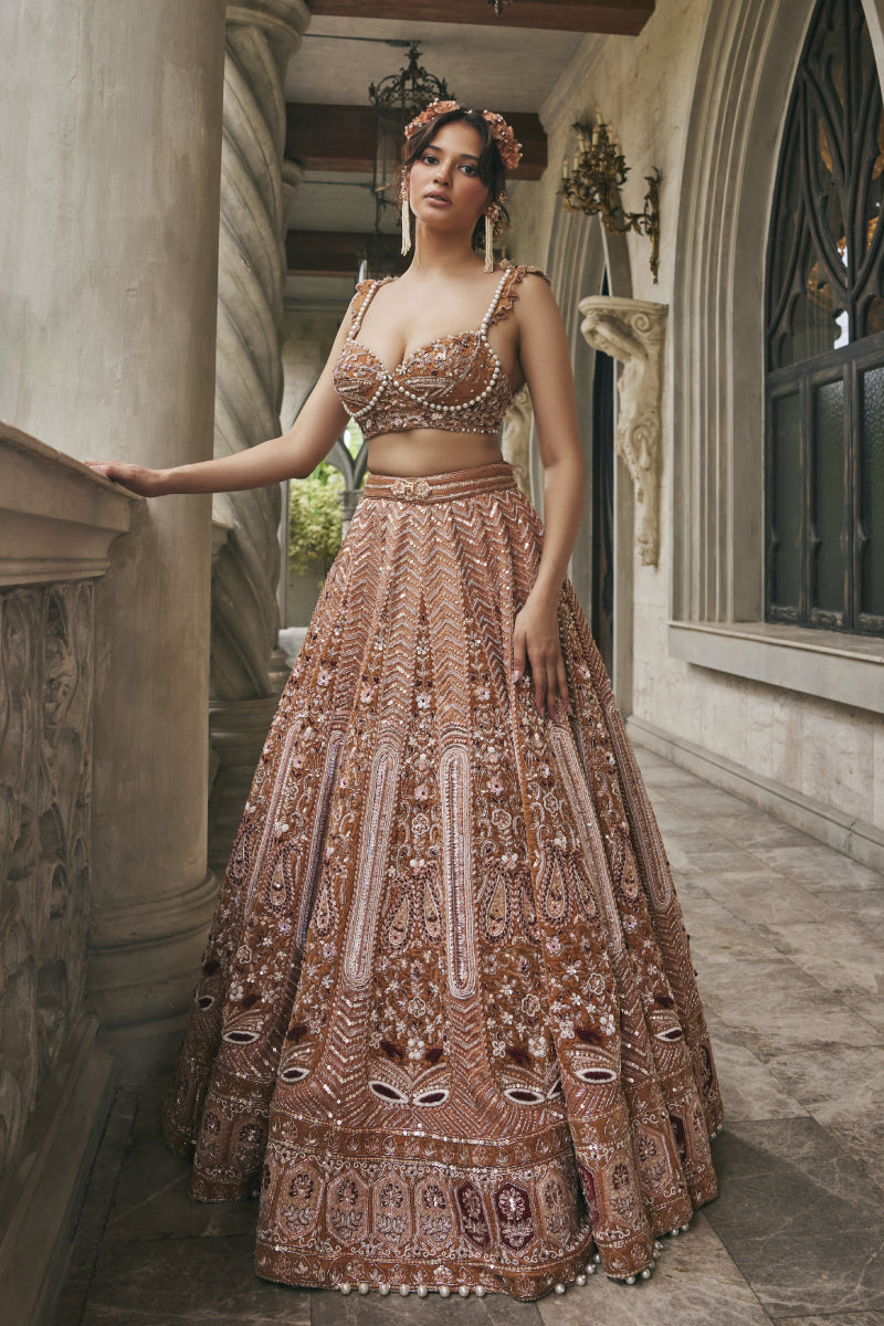 Golden Hour Lehenga Set