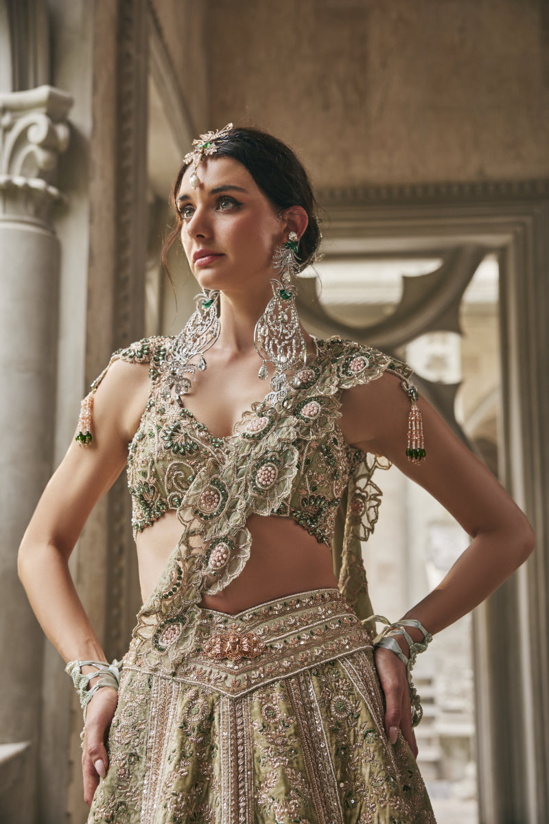 Tassel Élysée Lehenga Set