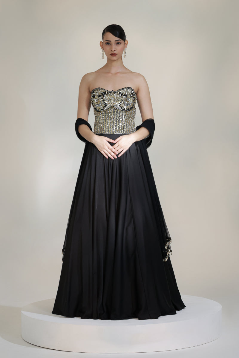 ECLIPSE CORSET LEHENGA SET