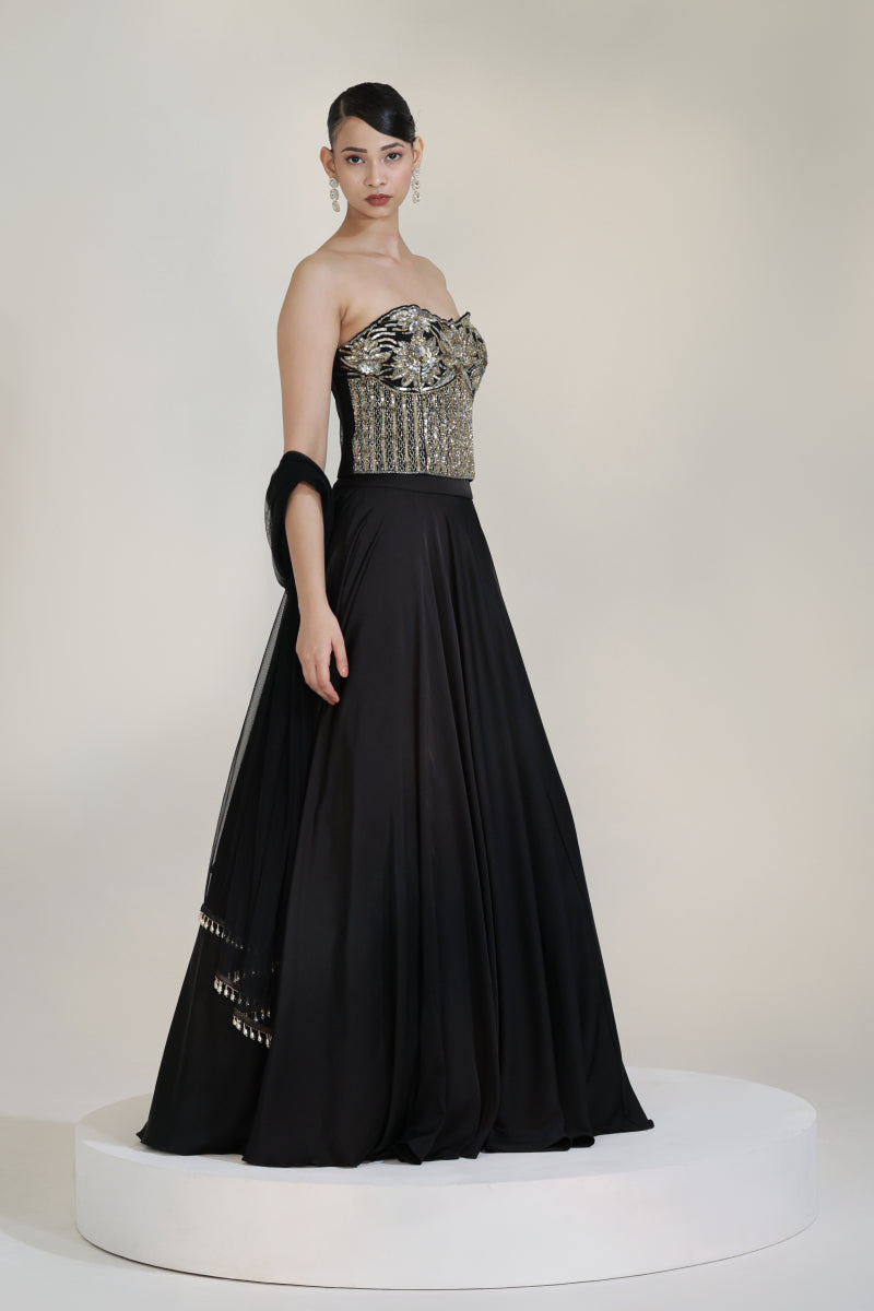 ECLIPSE CORSET LEHENGA SET