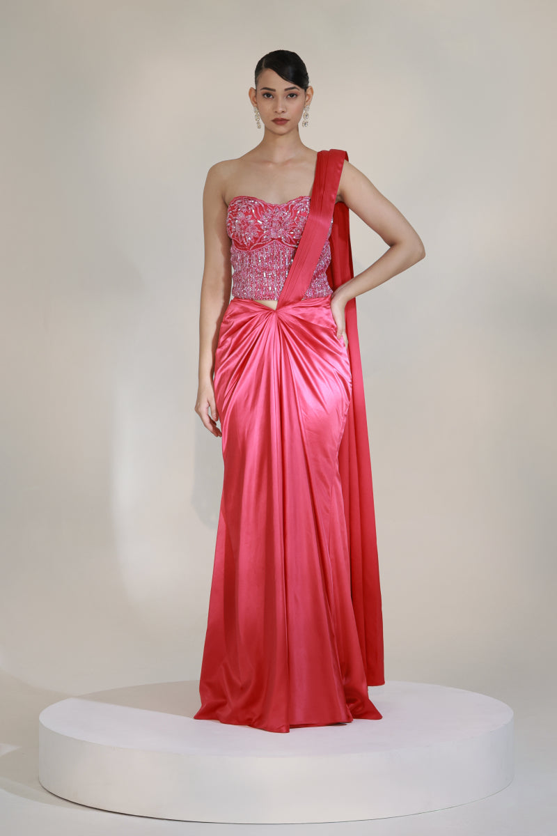 RUBY HOUR CORSET SAREE
