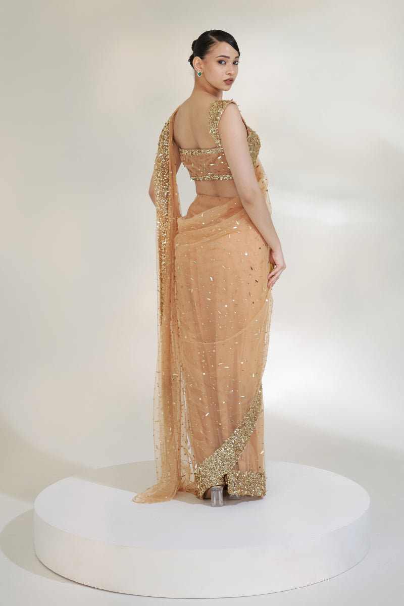 GOLDEN GLAM SAREE