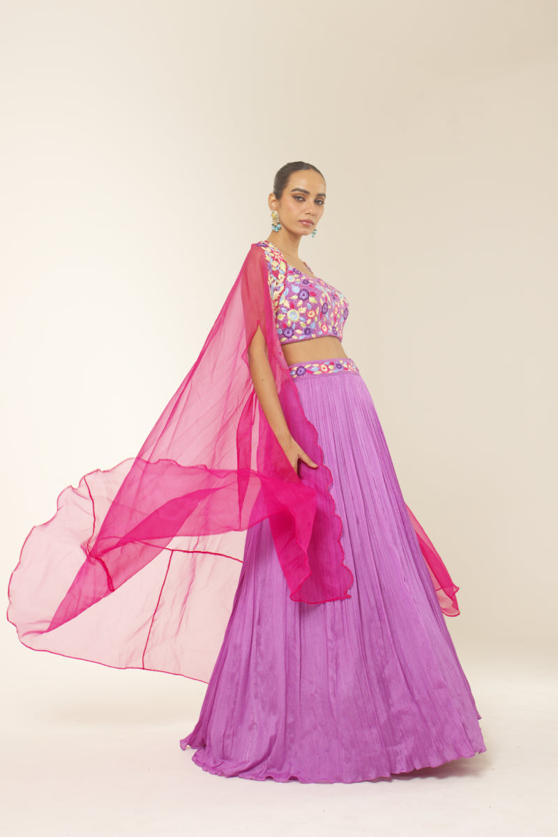 HIBISCUS LEHENGA SET