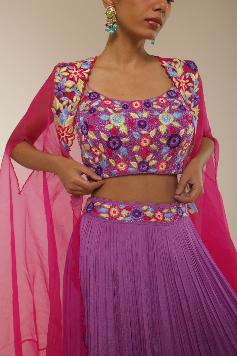 HIBISCUS LEHENGA SET