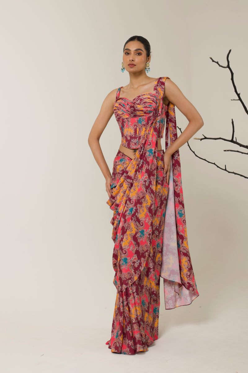 ROSARIA CORSET SAREE