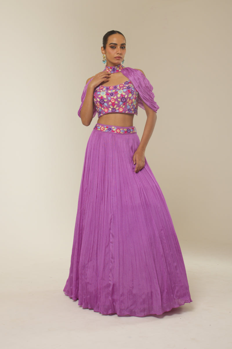 LILAC LEHENGA SET