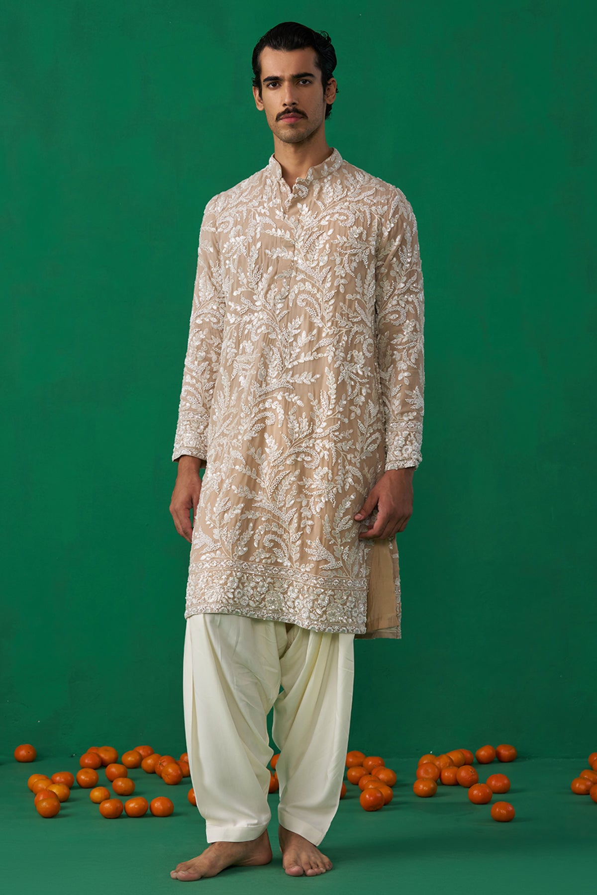 LEAF CHIKU KURTA SET