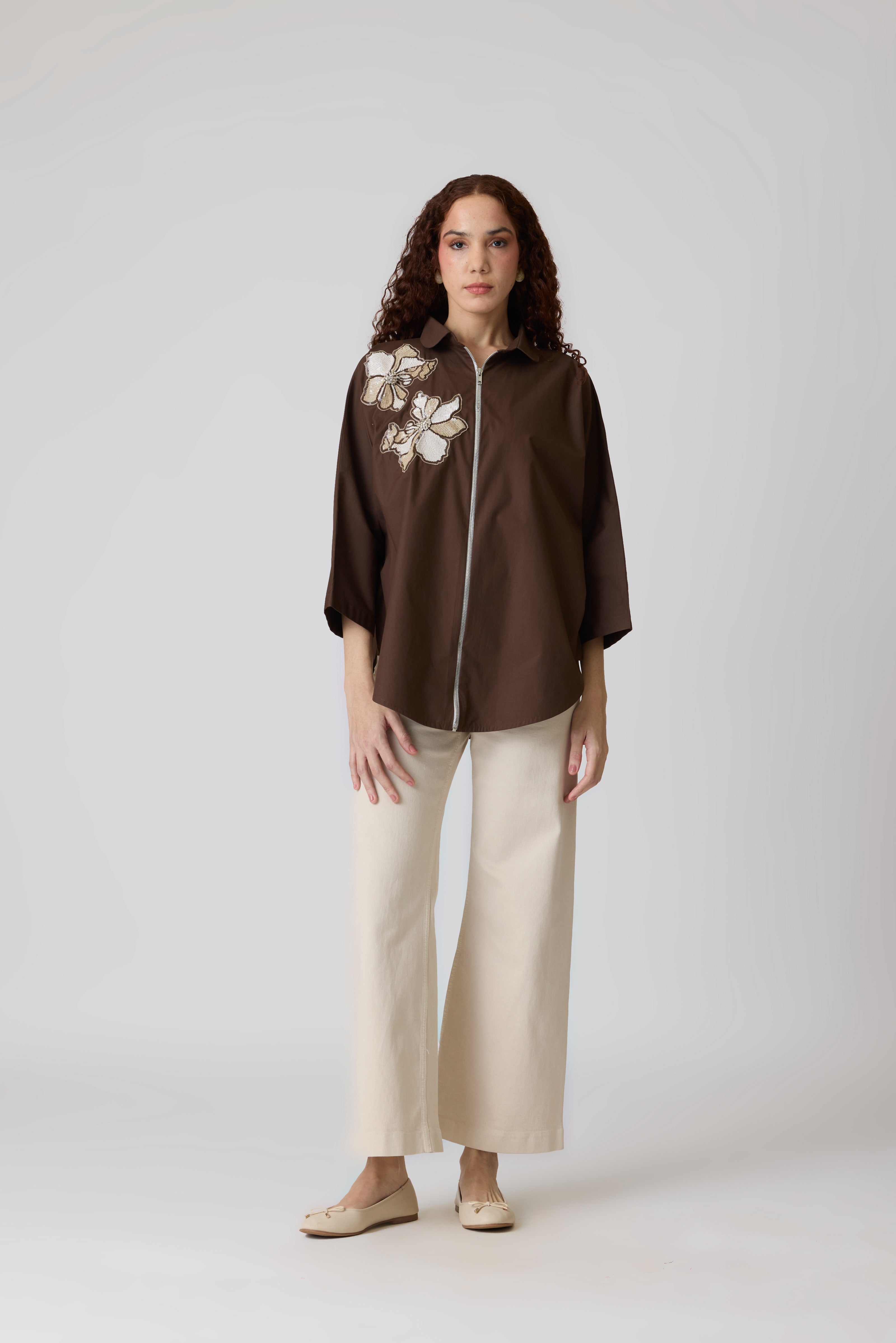 Lark Applique Shirt