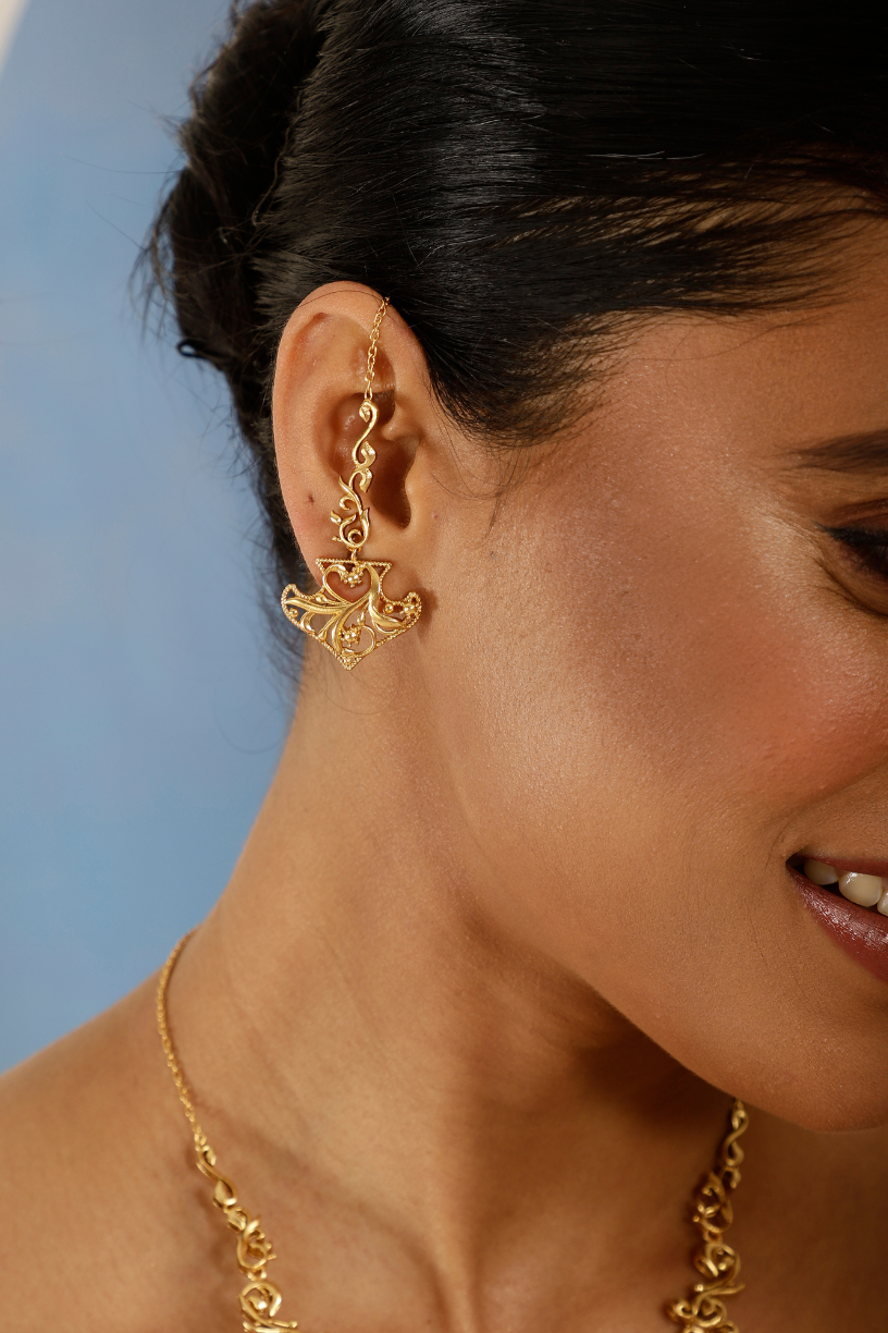 Bahar Chain Earrings