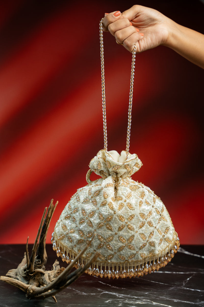 Leafy Lattice Ivory