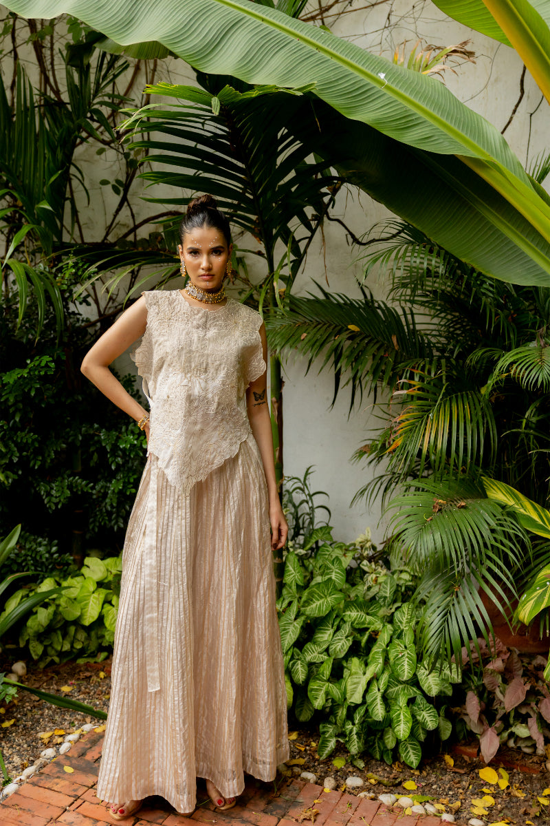 Lorena - Overlay, bustier & skirt set