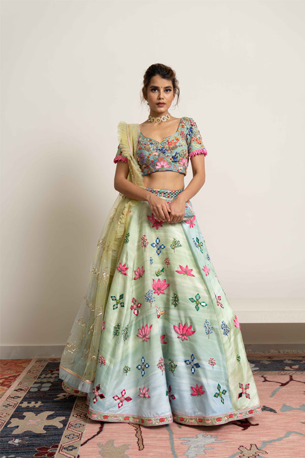 Lotus Pond Lehenga