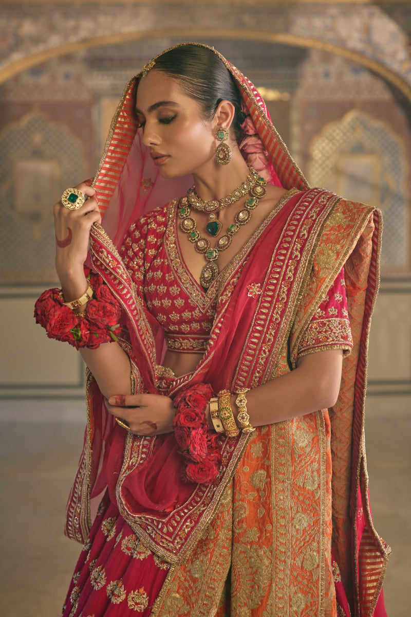 Maira Dabka Zardozi Bridal Lehenga Set