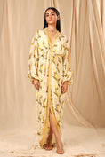 Load image into Gallery viewer, Ivory Floral Fantasy Kaftan
